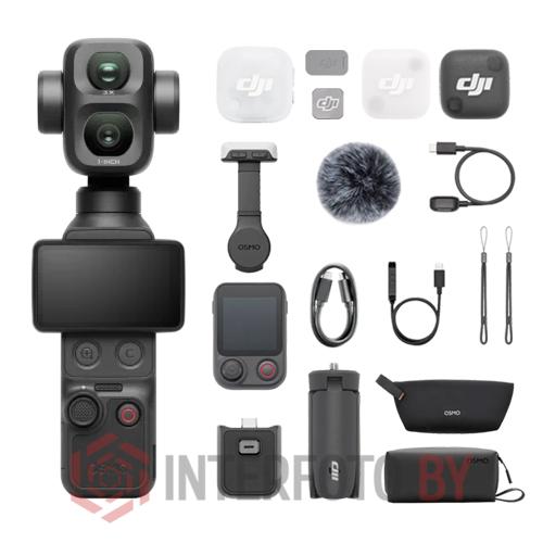 Экшн-камера DJI Osmo Pocket 4P Vlog Combo (Black) - фото