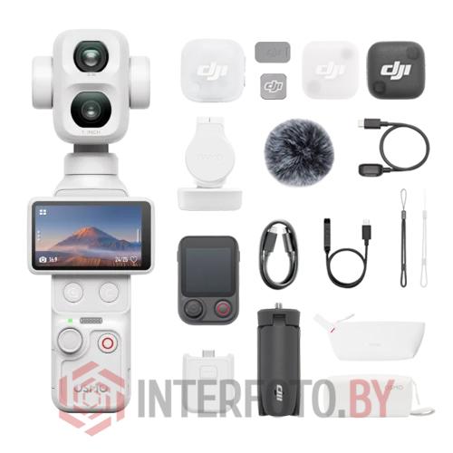 Экшн-камера DJI Osmo Pocket 4P Vlog Combo (White) - фото