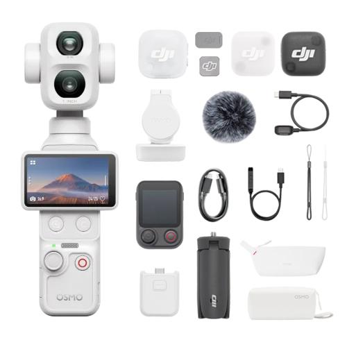 Экшн-камера DJI Osmo Pocket 4P Vlog Combo (White) - фото