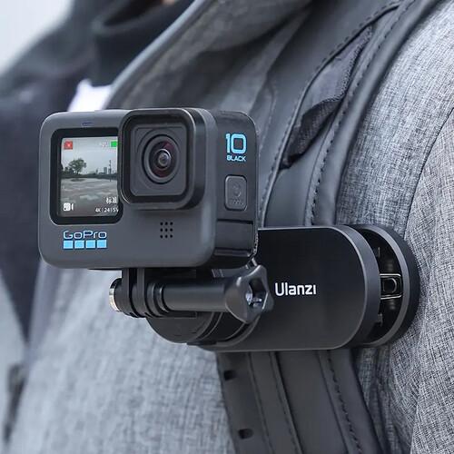 Крепление на рюкзак Ulanzi Go-Quick II Backpack Strap Clip для GoPro - фото2