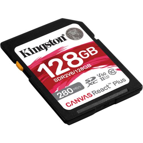 Карта памяти Kingston Canvas React Plus SDXC 128GB (SDR2V6/128GB) - фото2