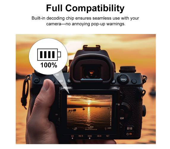 Аккумулятор Kingma NP-W235 Type-C (аналог Fujifilm NP-W235, 2600mAh) - фото5