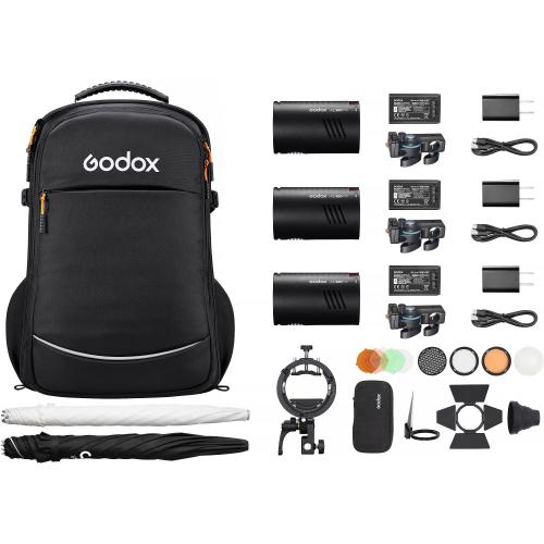 Комплект студийного оборудования Godox AD100ProII Three KIT - фото
