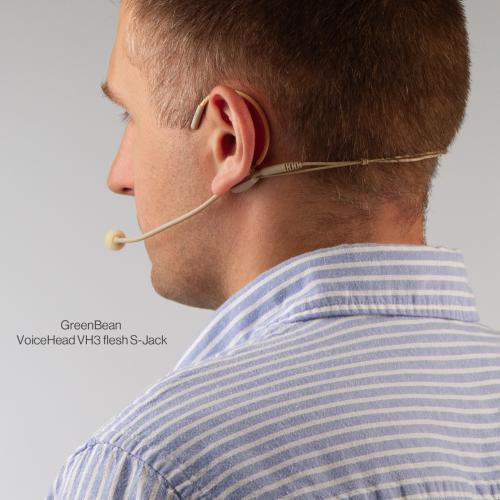 Микрофон головной GreenBean VoiceHead VH3 flesh S-Jack - фото5