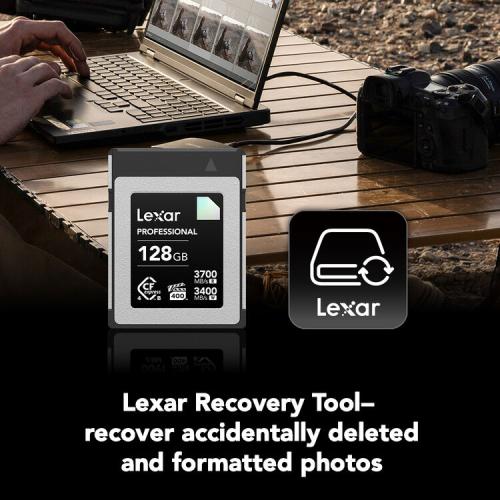Карта памяти Lexar 128GB Professional DIAMOND CFexpress 4.0 Type B - фото3
