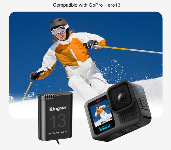 Аккумулятор Kingma GoPro Hero 13 Enduro Battery, 2000mAh - фото4