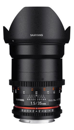 Объектив Samyang 35mm T1.5 ED AS UMC VDSLR II Sony A- фото