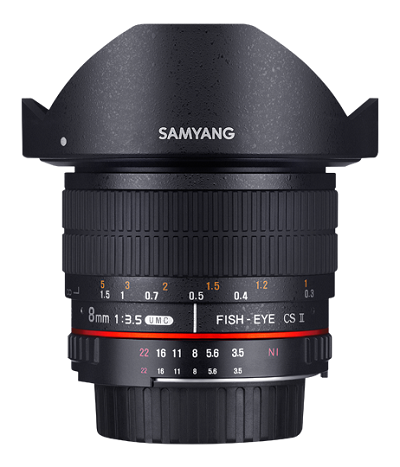 Samyang 8mm f/3.5 AS IF UMC Fish-eye CS II Nikon F - фото