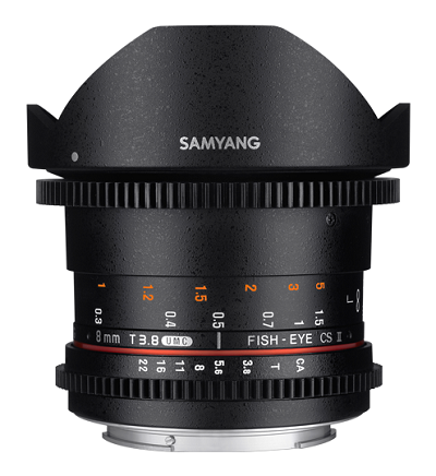 Объектив Samyang 8mm T3.8 AS IF UMC Fish-eye CS II VDSLR Canon EF- фото