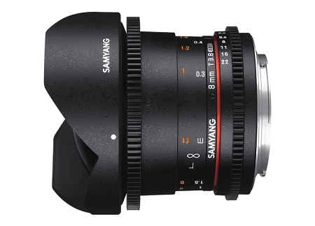 Объектив Samyang 8mm T3.8 AS IF UMC Fish-eye CS II VDSLR Canon EF- фото3