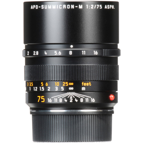 Leica APO-SUMMICRON-M 75 f/2 ASPH., black anodized finish- фото2
