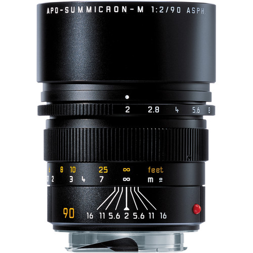 Leica APO-SUMMICRON-M 90 f/2 ASPH., black anodized finish - фото