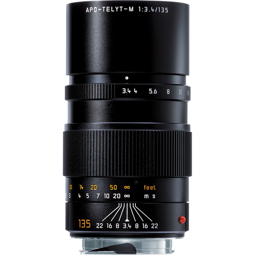 Leica APO-TELYT-M 135 f/3.4, black anodized finish - фото