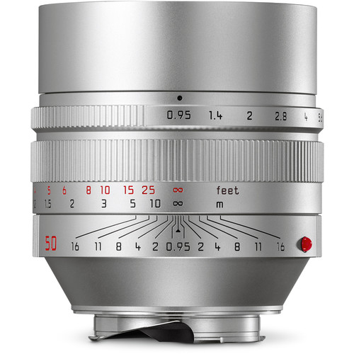 Leica NOCTILUX-M 50 f/0.95 ASPH., silver anodized finish- фото