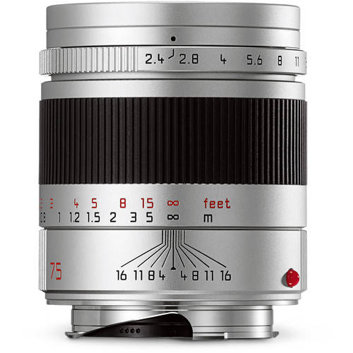 Leica SUMMARIT-M 75 f/2.4, silver anodized finish - фото