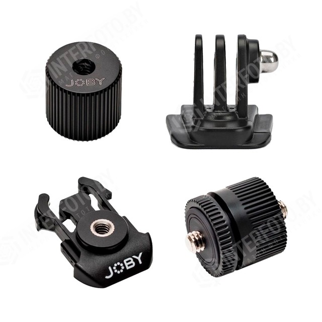 Набор адаптеров Joby Action Adapter Kit Black (JB01345)- фото