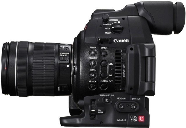 Видеокамера Canon EOS C100 Mark II - фото2