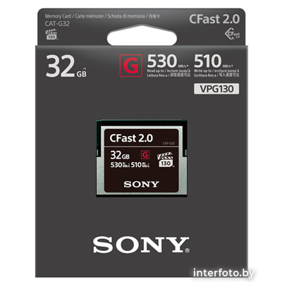 Карта памяти Sony CFast 2.0 32gb (CAT-G32) - фото2