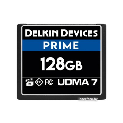 Карта памяти Delkin Devices Prime CF 128Gb UDMA7 - фото