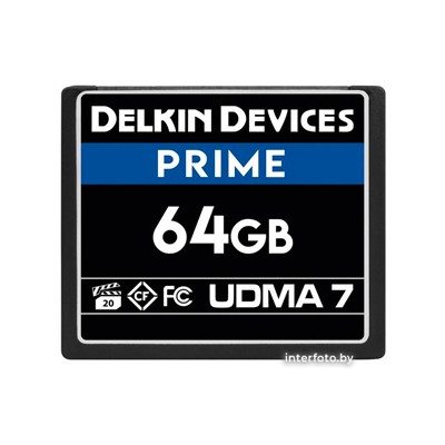 Карта памяти Delkin Devices Prime CF 64Gb UDMA7- фото
