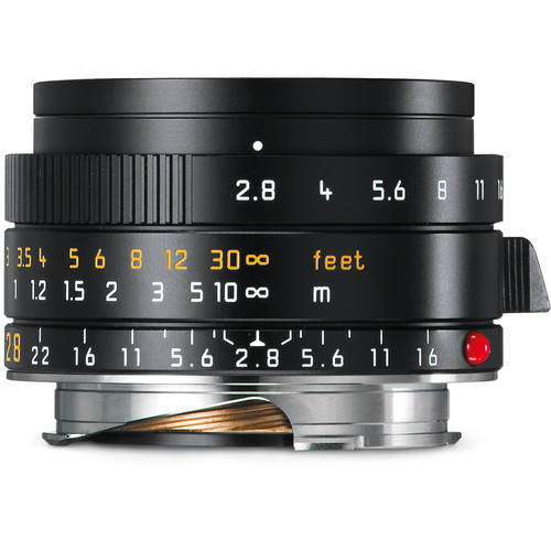 Leica ELMARIT-M 28 f/2.8 ASPH., black anodized finish - фото