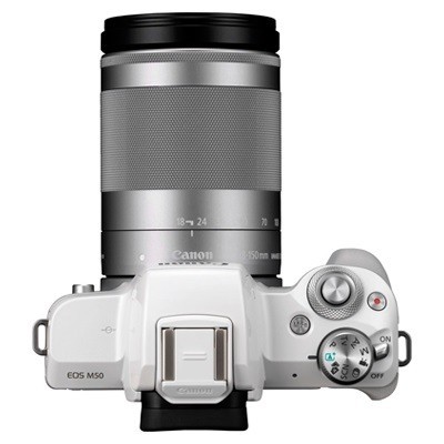 Фотоаппарат Canon EOS M50 Kit 18-150mm White - фото3