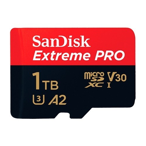 Карта памяти SanDisk Extreme Pro microSDXC 1TB + SD Adapter (SDSQXCZ-1T00-GN6MA)- фото2