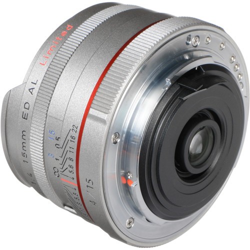 Объектив HD Pentax DA 15mm f/4 AL Limited Silver - фото3