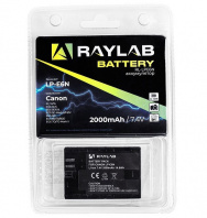 Аккумулятор Raylab RL-LPE6N (2000мАч)- фото3