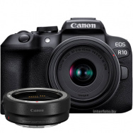 Фотоаппарат Canon EOS R10 Kit 18-45mm + adapter EF-EOS R- фото