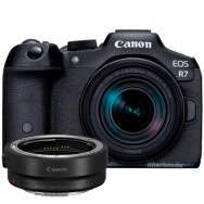 Фотоаппарат Canon EOS R7 Kit 18-150mm + adapter EF-EOS R- фото