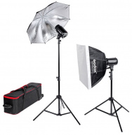 Комплект студийного оборудования Godox E250-F- фото