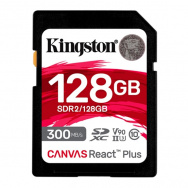 Карта памяти Kingston Canvas React Plus SDXC 128GB (SDR2/128GB)- фото