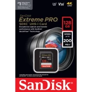 Карта памяти SanDisk Extreme Pro SDXC 128Gb 200MB/s V30 Class 10 (SDSDXXD-128G-GN4IN)- фото3