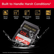 Карта памяти SanDisk Extreme Pro SDXC 128Gb 200MB/s V30 Class 10 (SDSDXXD-128G-GN4IN)- фото2