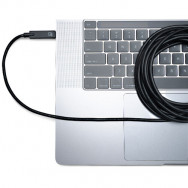 Кабель Tether Tools TetherPro USB-C to USB-C Right Angle 4.6m, Black- фото3