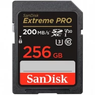 Карта памяти SanDisk Extreme Pro SDXC 256Gb 200MB/s UHS-I (SDSDXXD-256G-GN4IN)- фото