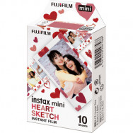 Пленка Fujifilm Instax Mini Heart Sketch (10 шт.)- фото2