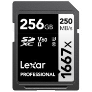 Карта памяти Lexar SDXC 256GB Professional 1667x UHS-II- фото