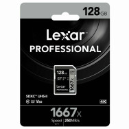 Карта памяти Lexar SDXC 128GB Professional 1667x UHS-II- фото2