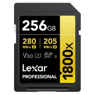 Карта памяти Lexar SDXC 256GB Professional 1800x UHS-II
- фото
