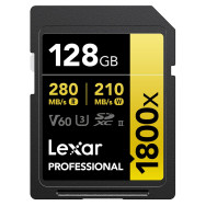 Карта памяти Lexar SDXC 128GB Professional 1800x UHS-II- фото