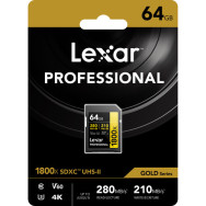 Карта памяти Lexar SDXC 64GB Professional 1800x UHS-II- фото6