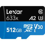 Карта памяти Lexar 512GB microSDXC UHS-I c SD адаптером- фото2