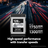Карта памяти Lexar 128GB Professional CFexpress Type-B Silver- фото3