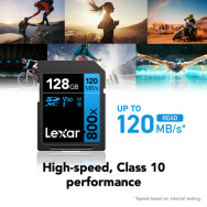 Карта памяти Lexar 128GB Professional 800x SDXC UHS-I- фото5