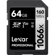 Карта памяти Lexar 64GB Professional 1066x SDXC UHS-I- фото