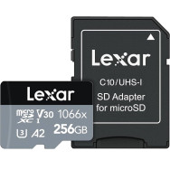 Карта памяти Lexar 256GB Professional microSDXC UHS-I 1066x- фото