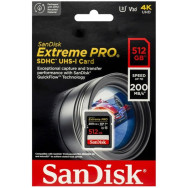 Карта памяти SanDisk Extreme Pro SDXC 512Gb 200MB/s UHS-I (SDSDXXD-512G-GN4IN)- фото2