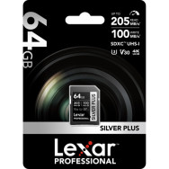 Карта памяти Lexar 64GB Professional SILVER PLUS SDXC UHS-I- фото6